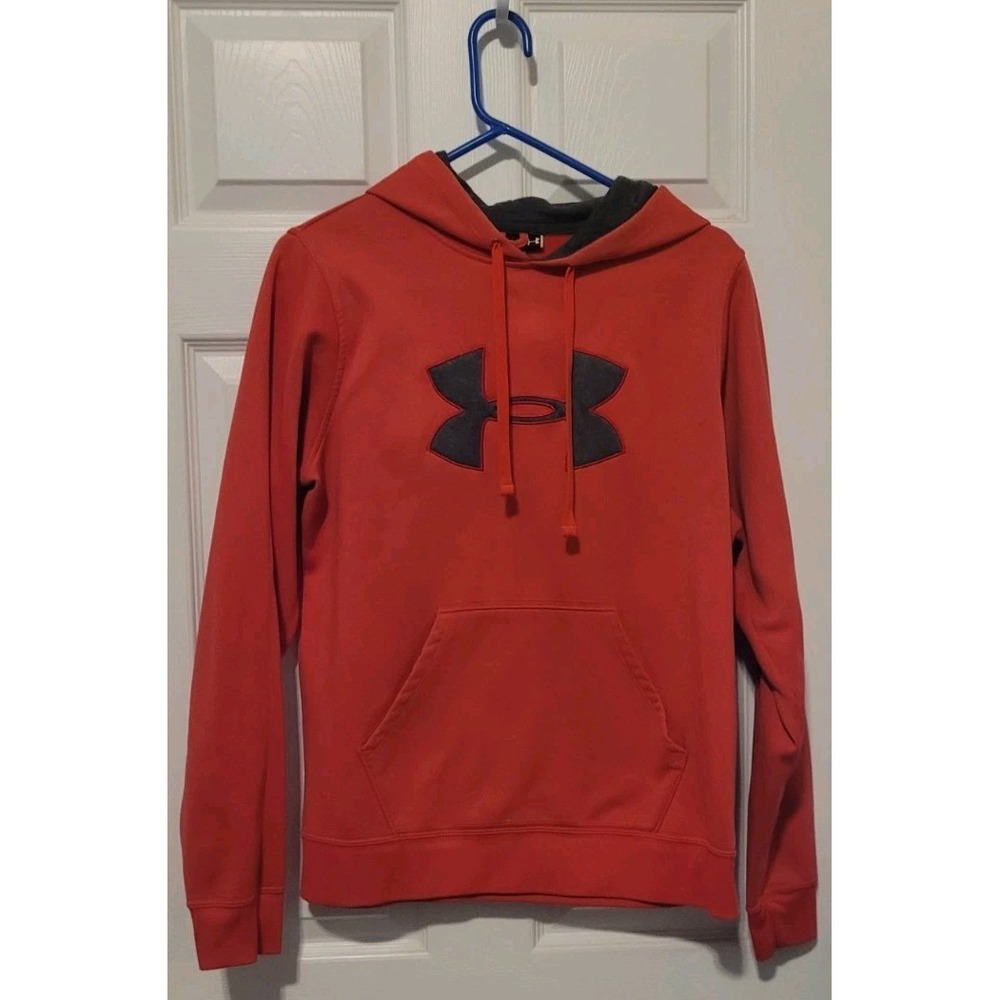 Gently Used Womans Under Armour Size Large Pink & Gray Hoodie